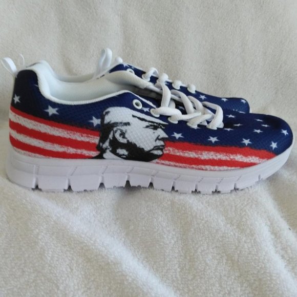 Donald Trump Men/Women Sneakers Men 5 Women 7 MAGA - Picture 3 of 9